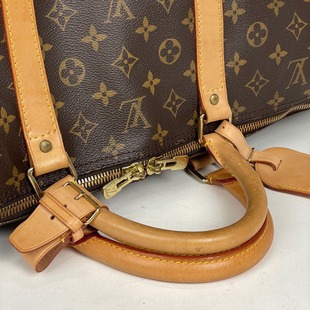 Louis Vuitton Keepall Bandouliere 60 2-Way Boston Bag Monogram Brown — view 6