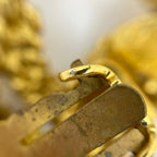 Chanel CC Logo Earrings Gold Plated — view 6