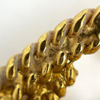 Chanel CC Logo Earrings Gold Plated — view 4