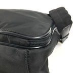 Prada Business Bag Triangle Logo Leather Nylon Black — view 6