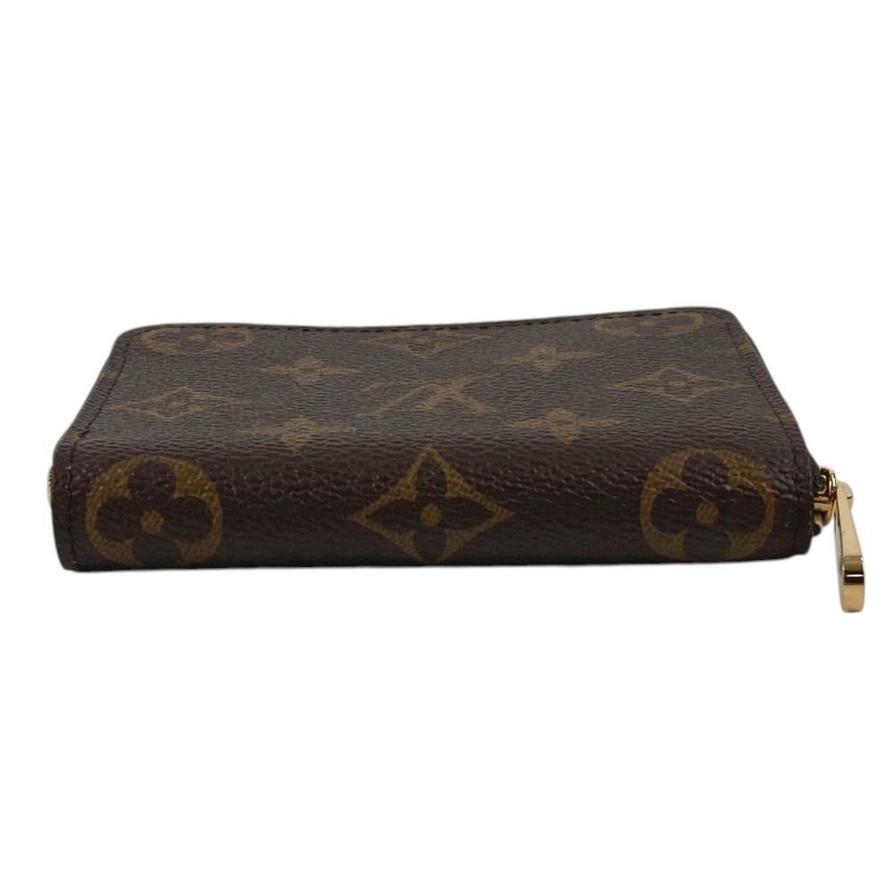 Louis Vuitton Coin Case Zippy Purse Wallet Monogram Canvas Brown — view 3