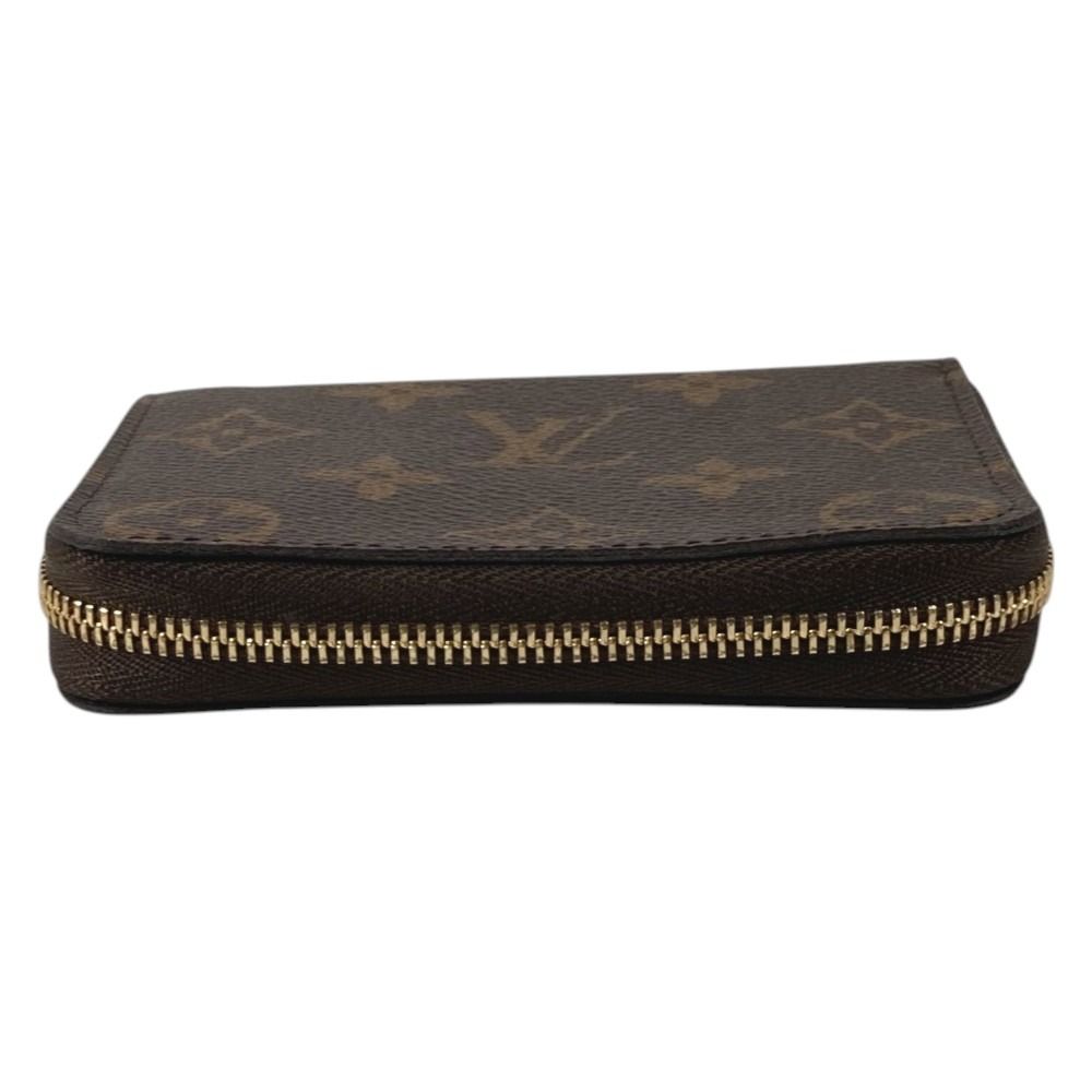 Louis Vuitton Coin Case Zippy Purse Wallet Monogram Canvas Brown — view 5