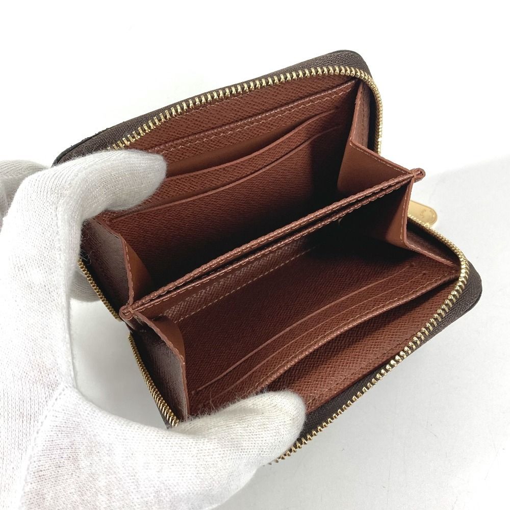 Louis Vuitton Coin Case Zippy Purse Wallet Monogram Canvas Brown — view 7