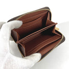 Louis Vuitton Coin Case Zippy Purse Wallet Monogram Canvas Brown — view 7
