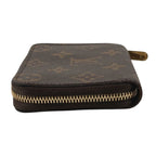 Louis Vuitton Coin Case Zippy Purse Wallet Monogram Canvas Brown — view 4