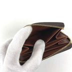 Louis Vuitton Coin Case Zippy Purse Wallet Monogram Canvas Brown — view 8
