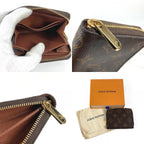 Louis Vuitton Coin Case Zippy Purse Wallet Monogram Canvas Brown — view 9