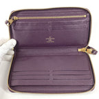 Louis Vuitton Wallet Portefeuille Cles Monogram Empreinte Leather Aube Purple — view 6