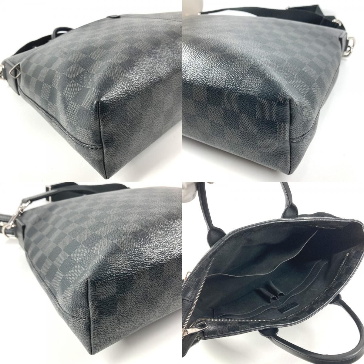 Louis Vuitton Business Briefcase Seven Days a Week Damier Graphite Canvas Black — view 7