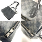 Louis Vuitton Business Briefcase Seven Days a Week Damier Graphite Canvas Black — view 9