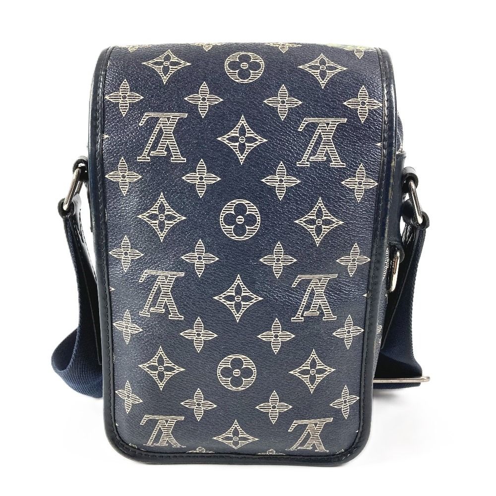Louis Vuitton Shoulder Bag Messenger BB Monogram Savannah Canvas Navy — view 2