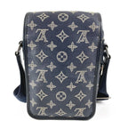 Louis Vuitton Shoulder Bag Messenger BB Monogram Savannah Canvas Navy — view 2