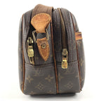Louis Vuitton Shoulder Bag Reporter PM Monogram Canvas Brown — view 3