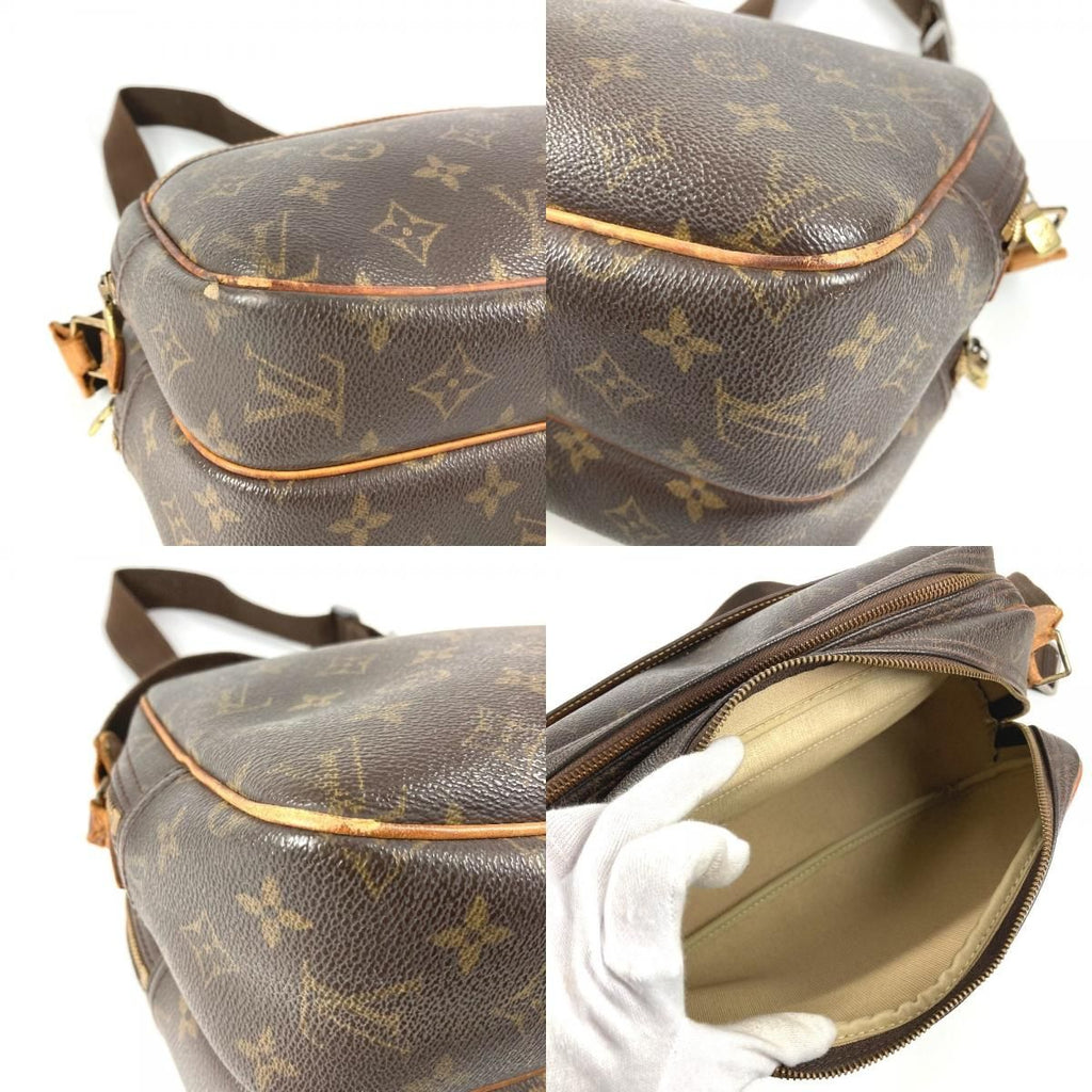 Louis Vuitton Shoulder Bag Reporter PM Monogram Canvas Brown — view 7