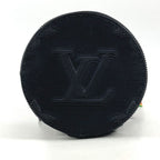 Louis Vuitton Shoulder Bag Expansion Double Polochon Leather Nylon Black — view 5