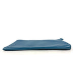 Hermes Clutch Zip Computer Ever Color Blue Degaris — view 6
