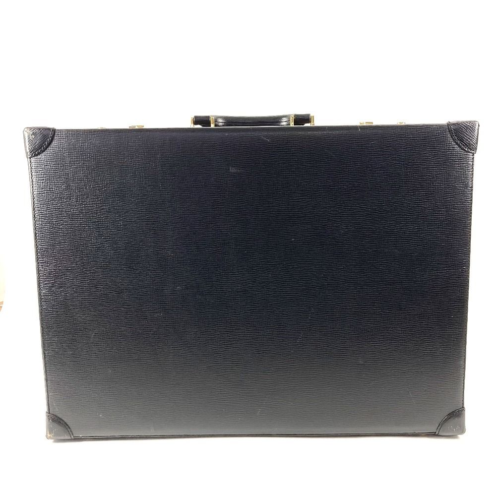 Loewe Handbag Logo Anagram Attache Case Leather Black — view 2