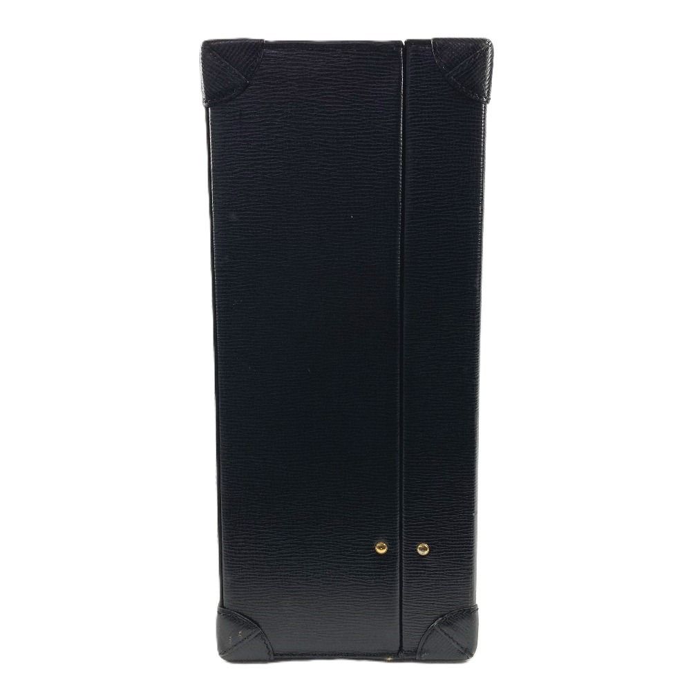 Loewe Handbag Logo Anagram Attache Case Leather Black — view 3