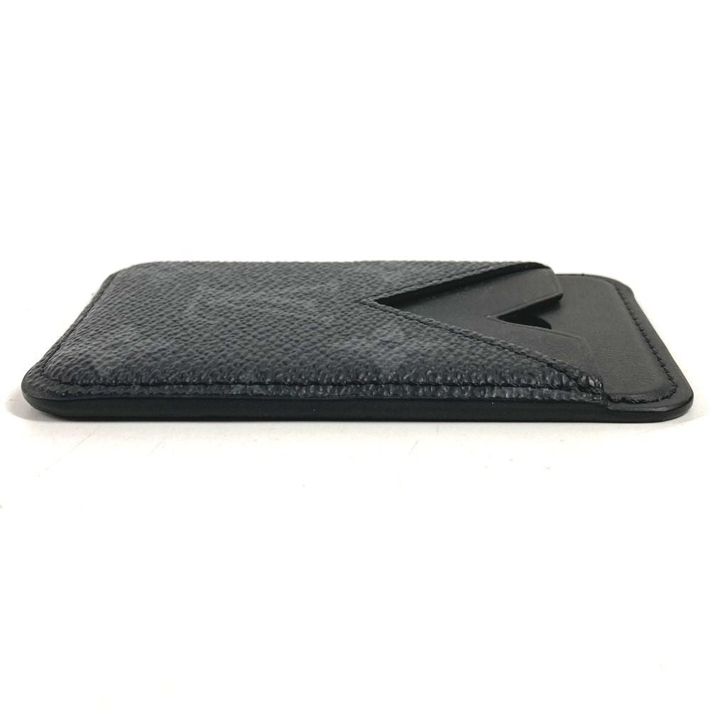 Louis Vuitton Card Case Holder Magnet Monogram Eclipse Canvas Black — view 3