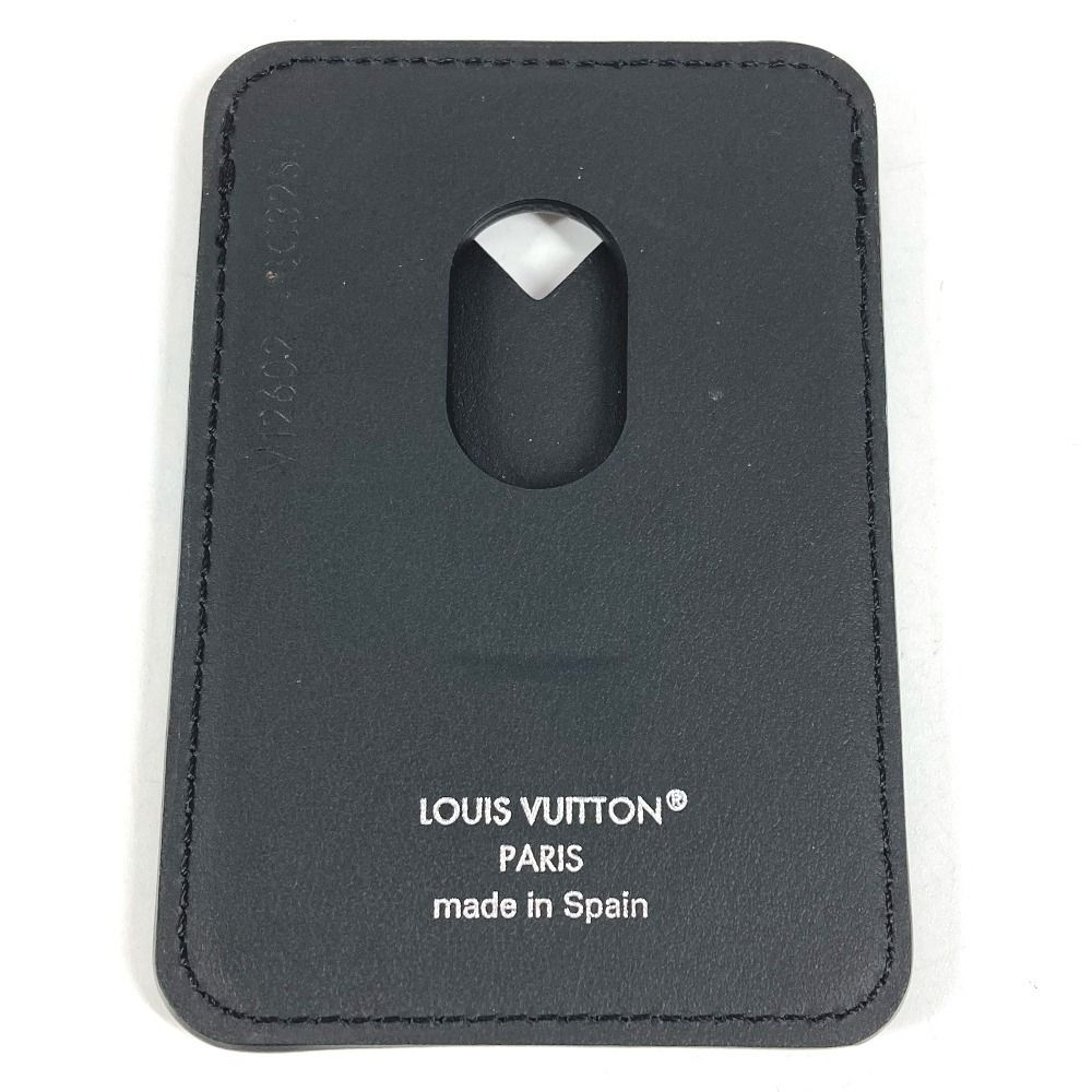 Louis Vuitton Card Case Holder Magnet Monogram Eclipse Canvas Black — view 2