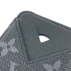 Louis Vuitton Card Case Holder Magnet Monogram Eclipse Canvas Black — view 6