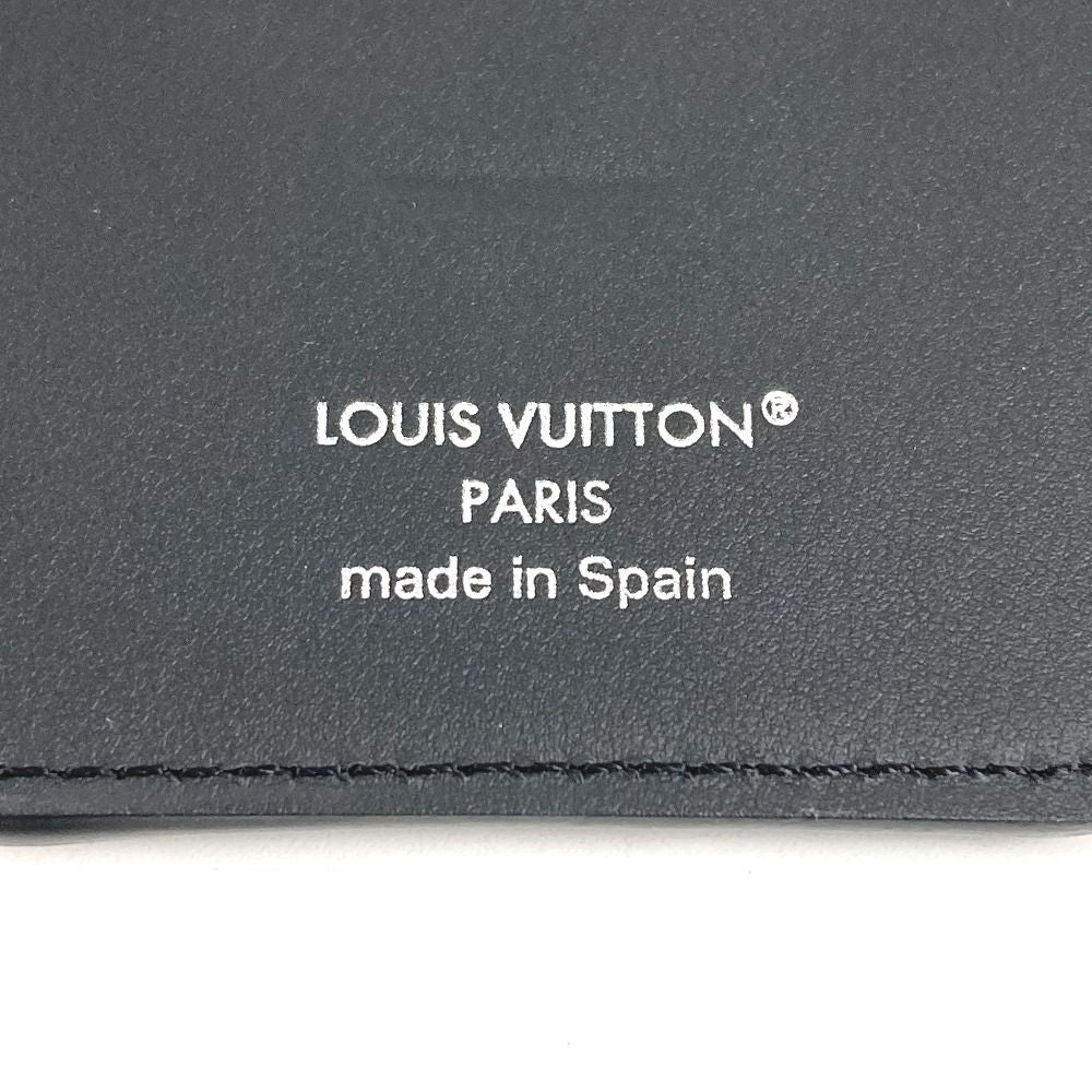 Louis Vuitton Card Case Holder Magnet Monogram Eclipse Canvas Black — view 7