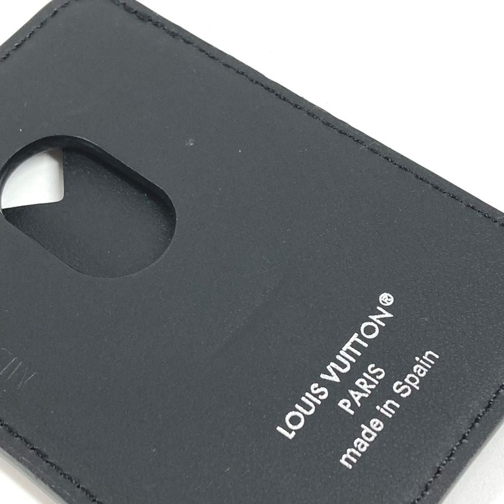 Louis Vuitton Card Case Holder Magnet Monogram Eclipse Canvas Black — view 9
