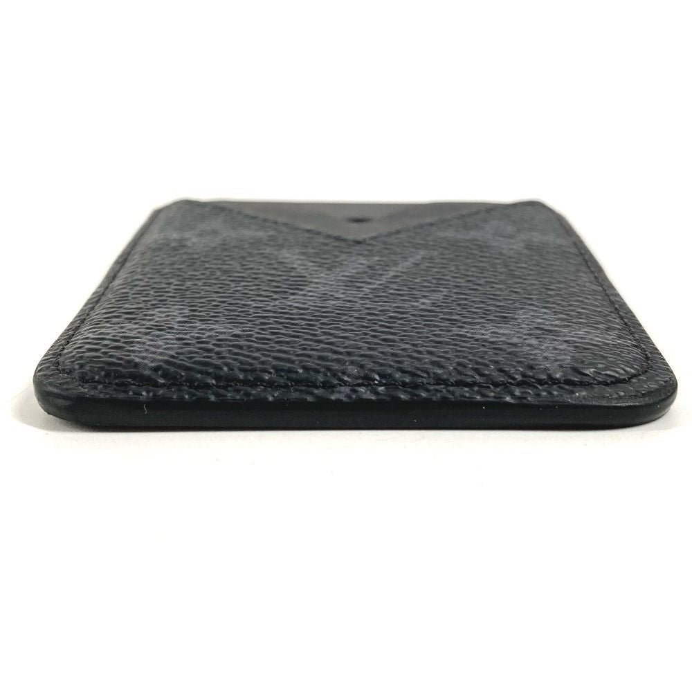 Louis Vuitton Card Case Holder Magnet Monogram Eclipse Canvas Black — view 5