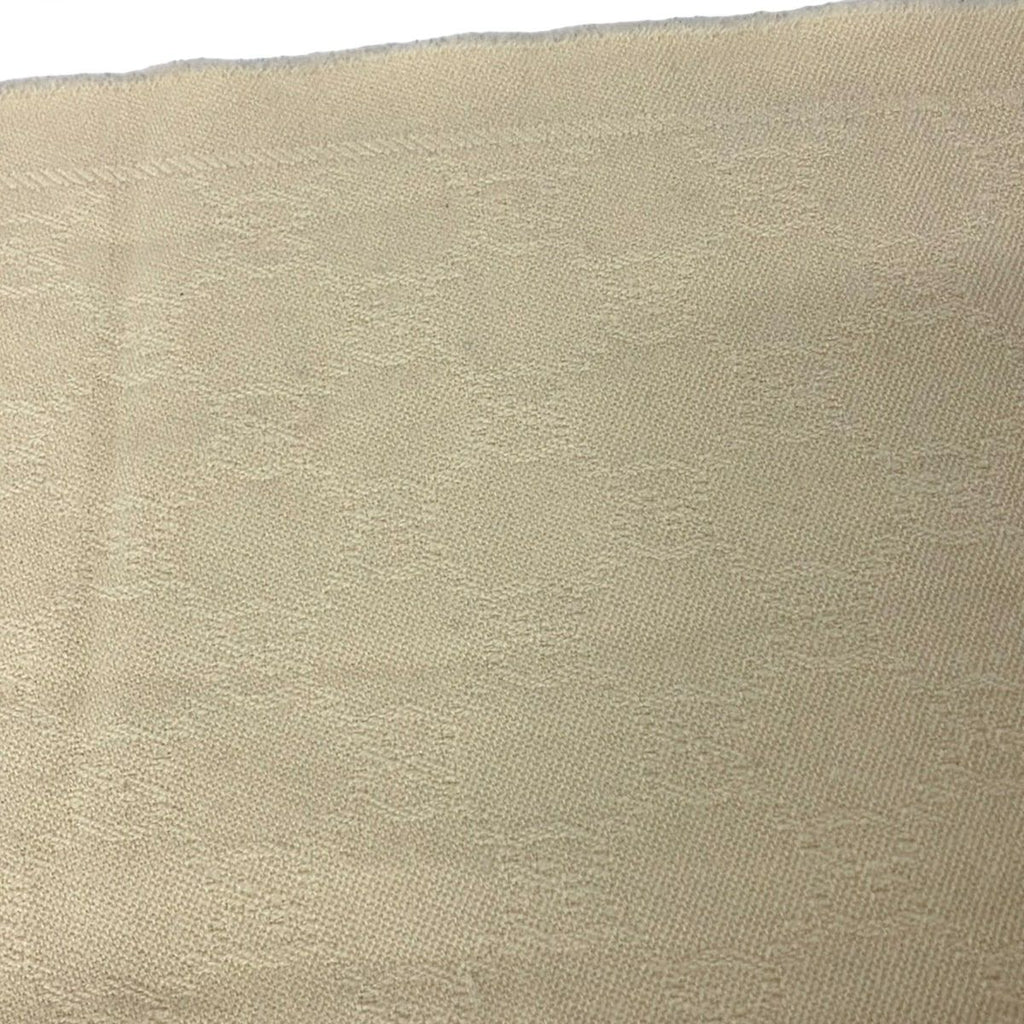 Gucci Scarf Ivory Fringe GG Pattern Wool — view 4