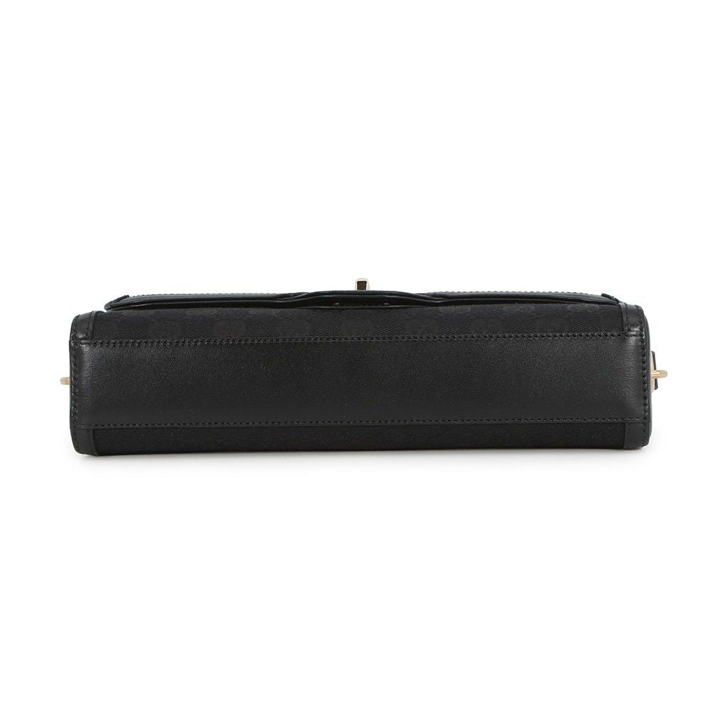 Gucci Shoulder Bag le Che GG Canvas Leather Black — view 3