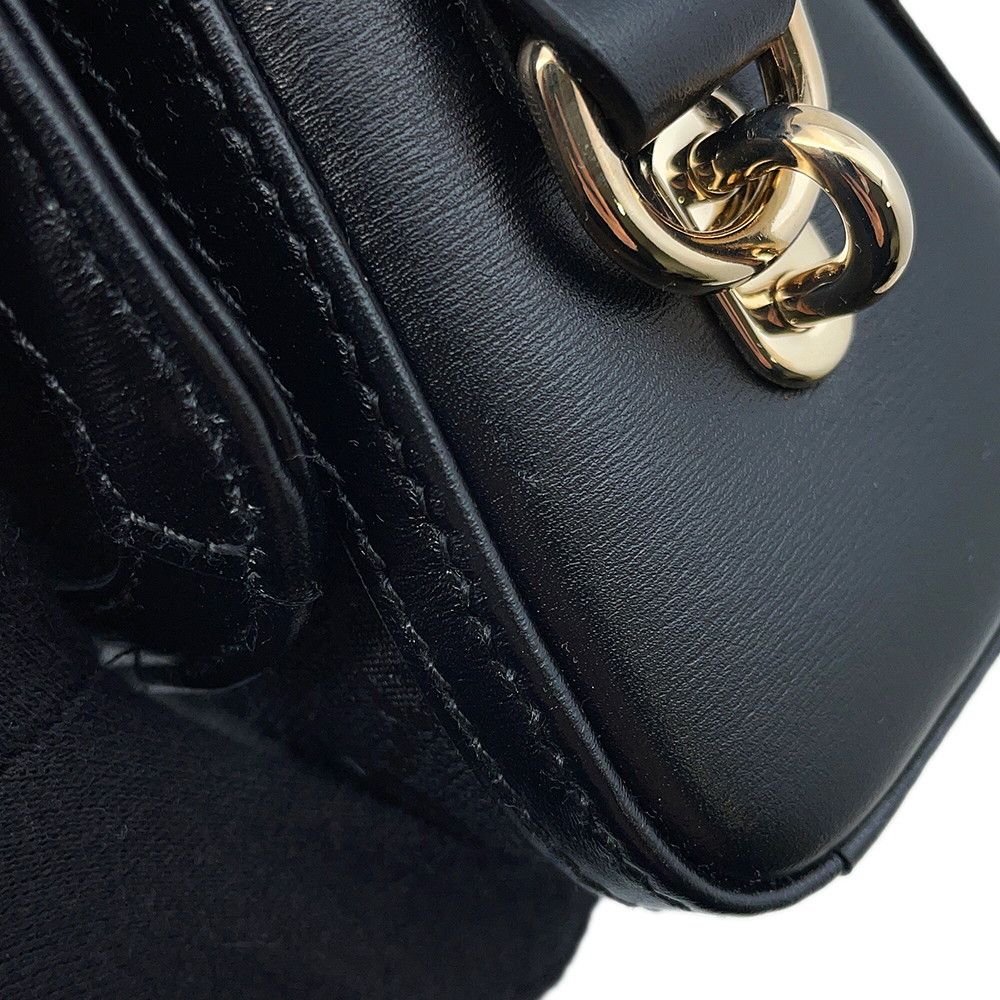 Gucci Shoulder Bag le Che GG Canvas Leather Black — view 6