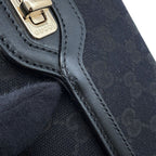 Gucci Shoulder Bag le Che GG Canvas Leather Black — view 8