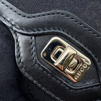 Gucci Shoulder Bag le Che GG Canvas Leather Black — view 9