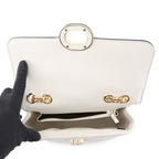Gucci Shoulder Bag Deco Chain Bag Leather 2-Way White — view 6