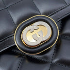 Gucci Shoulder Bag Deco Mini Chain Bag Leather 2-Way Black — view 8