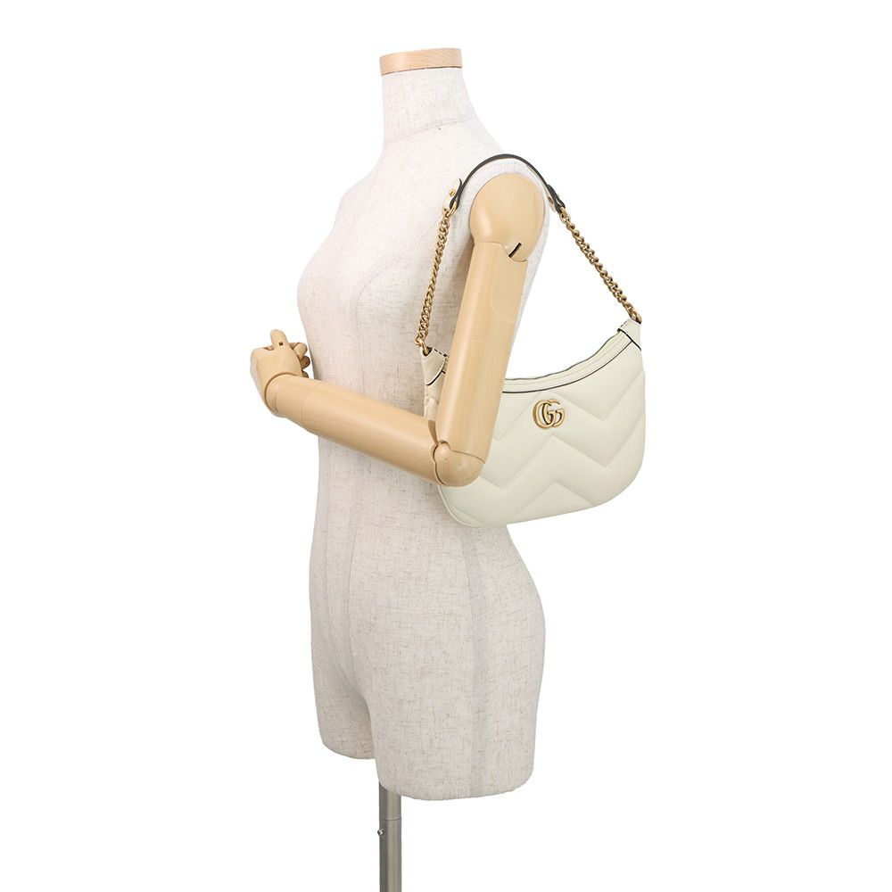 Gucci Chain Shoulder Bag GG Marmont Small Quilted Leather — view 4