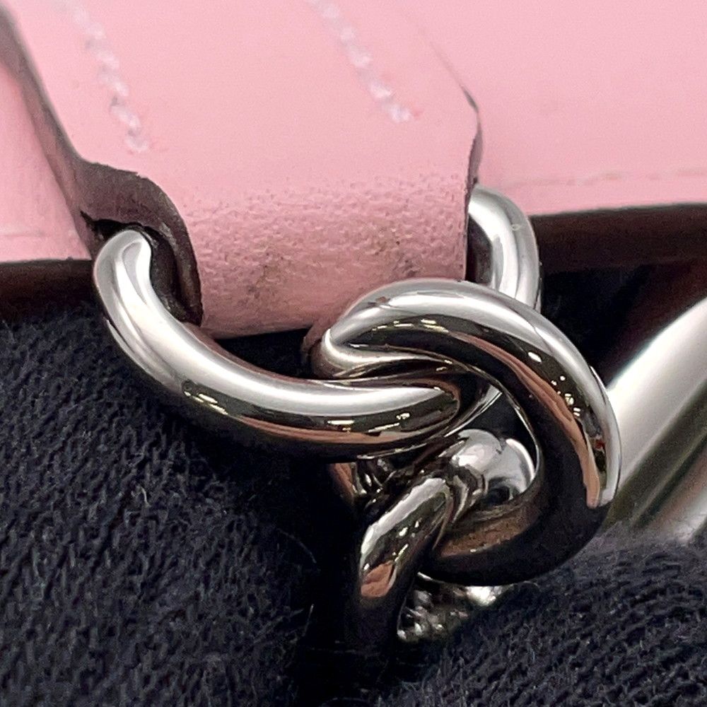 Hermes Coin Case Glenan Compact Wallet Rose Sakura Silver Swift — view 8