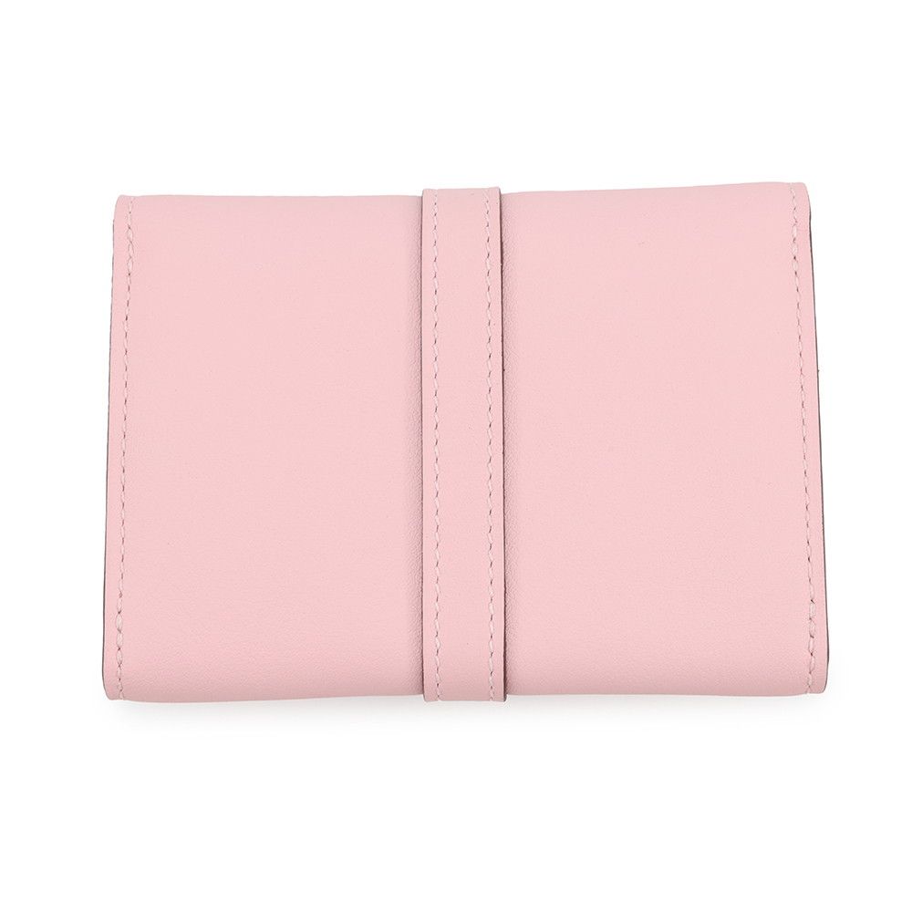 Hermes Coin Case Glenan Compact Wallet Rose Sakura Silver Swift — view 3