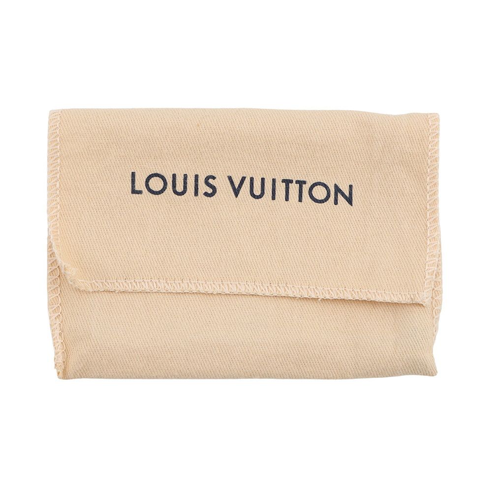 Louis Vuitton Card Case Monogram Taigarama Amberop Business Holder White — view 9