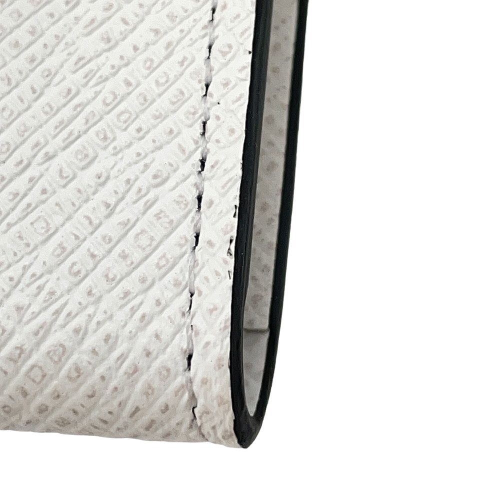 Louis Vuitton Card Case Monogram Taigarama Amberop Business Holder White — view 6