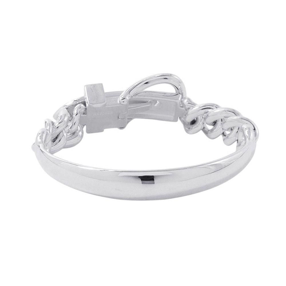 Hermes Bracelet Book le Series Inflexible GM Silver 15 — view 3