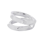 Hermes Ring Cl De-h Double Round Silver 51 — view 2