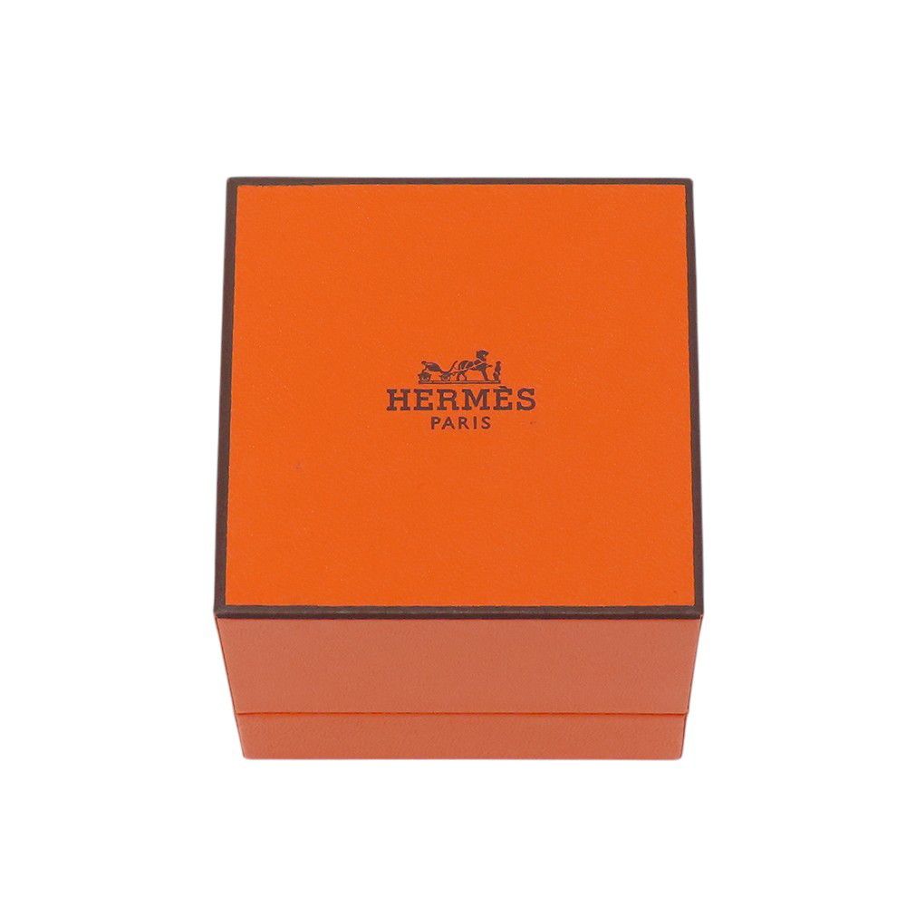 Hermes Ring Cl De-h Double Round Silver 51 — view 9
