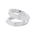 Hermes Ring Cl De-h Double Round Silver 51 — view 2