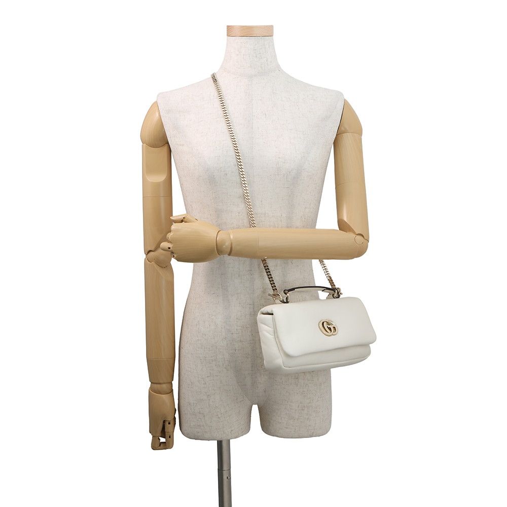 Gucci Chain Shoulder Bag GG Milano Top Handle — view 5