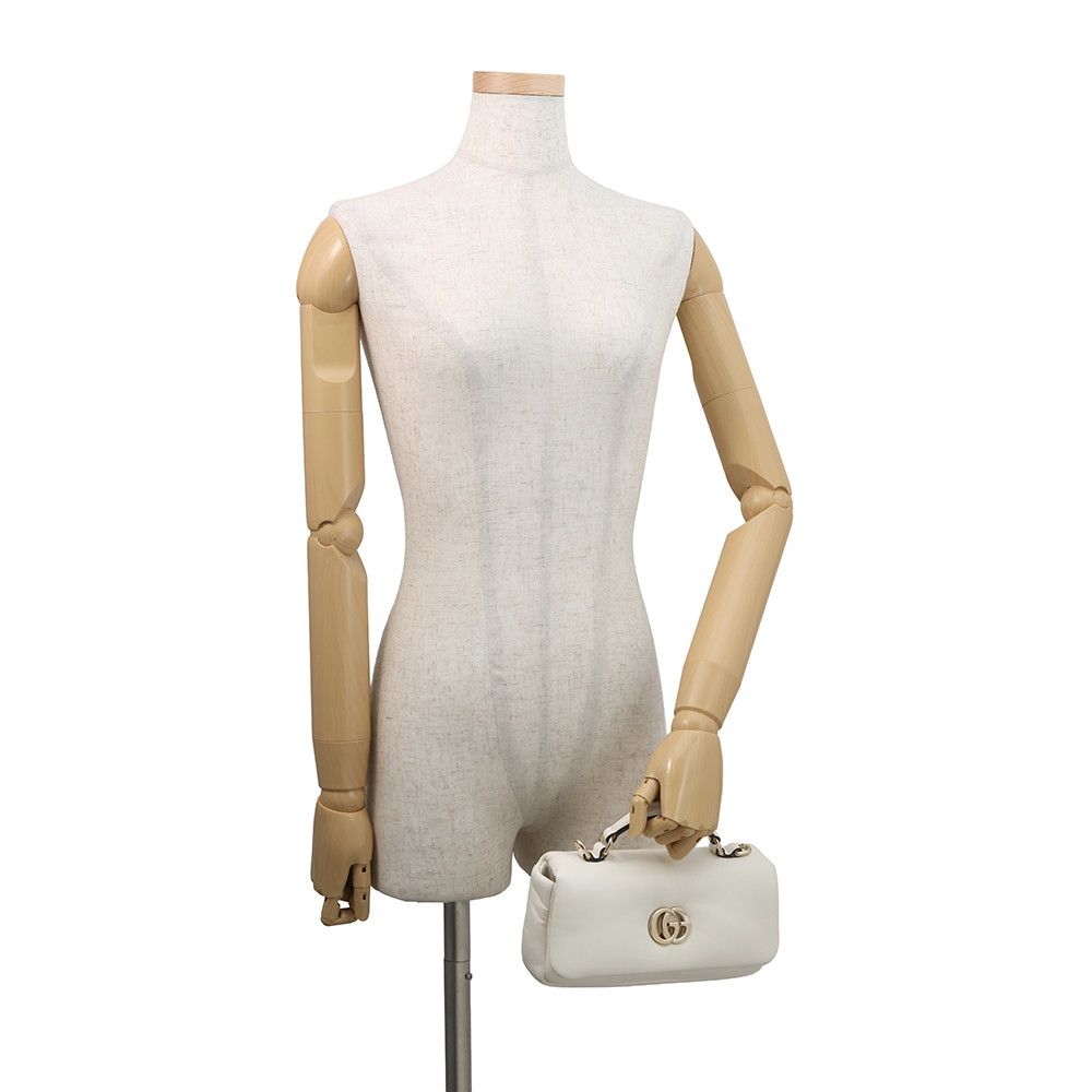 Gucci Chain Shoulder Bag GG Milano Top Handle — view 4