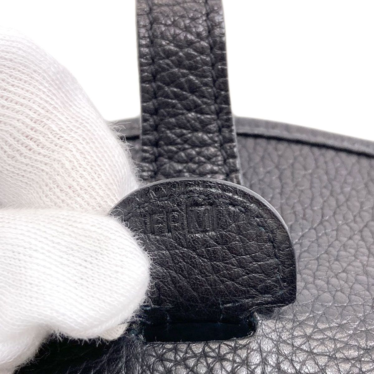 Hermes Evelyne 3 PM Silver Shoulder Bag Taurillon — view 7