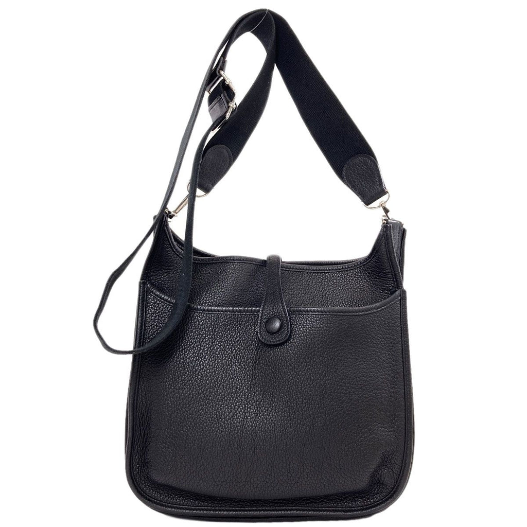 Hermes Evelyne 3 PM Silver Shoulder Bag Taurillon — view 2