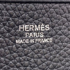 Hermes Evelyne 3 PM Silver Shoulder Bag Taurillon — view 6