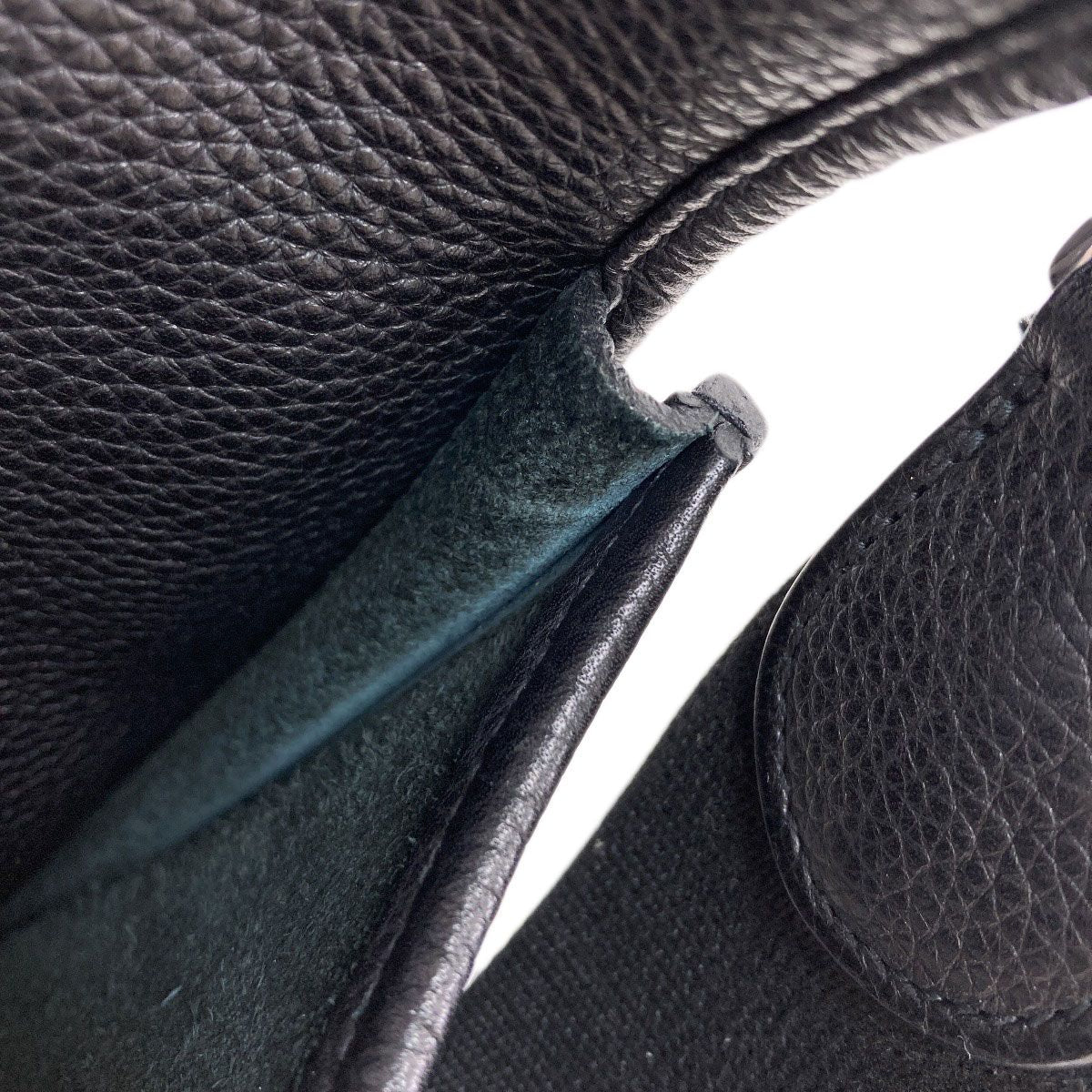 Hermes Evelyne 3 PM Silver Shoulder Bag Taurillon — view 8